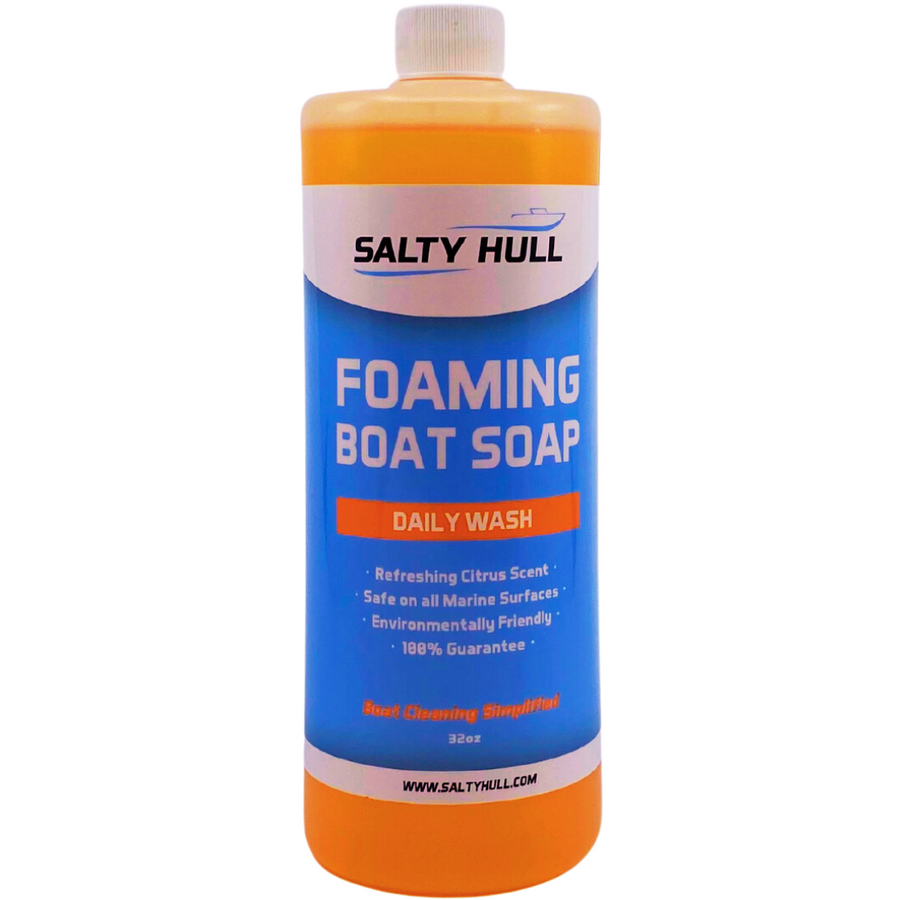Salty Hull Foaming Boat Soap – The Best-Smelling Boat Soap on the Water