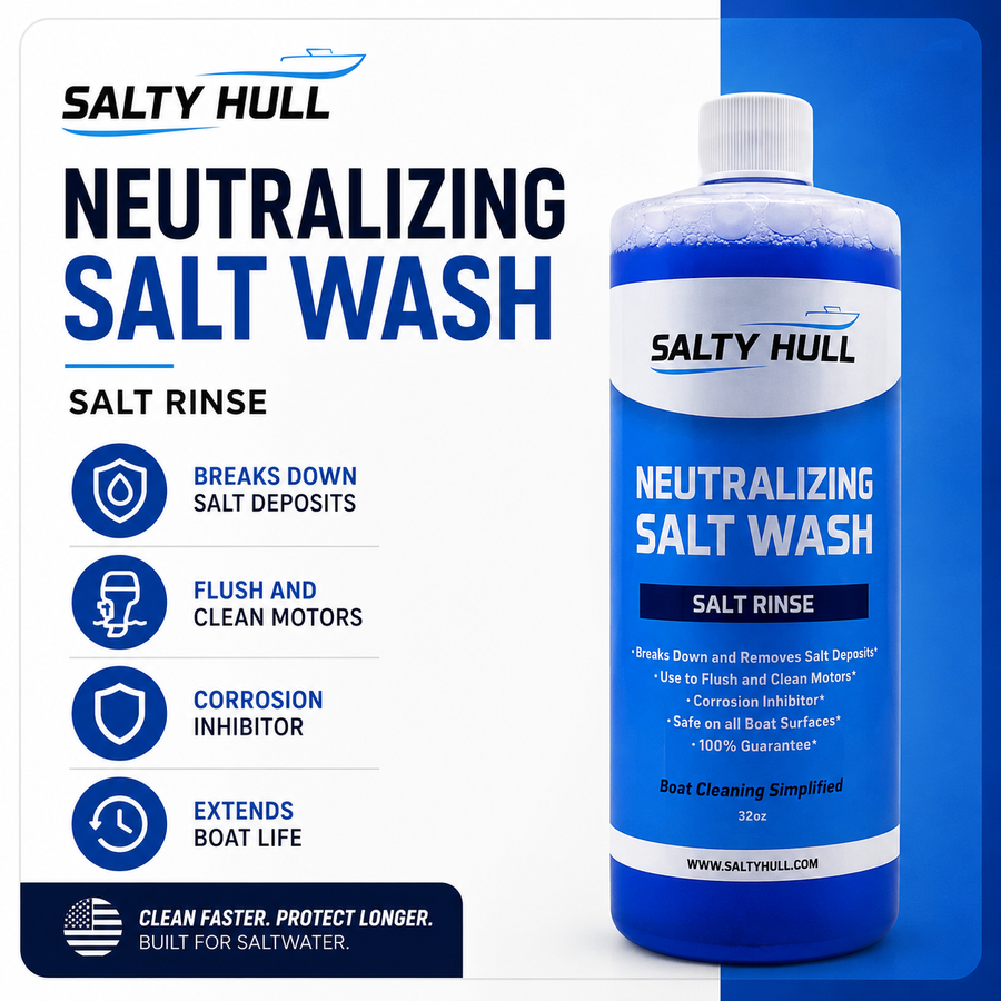 Salty Hull Salt Wash – Neutralize Salt & Protect Your Boat