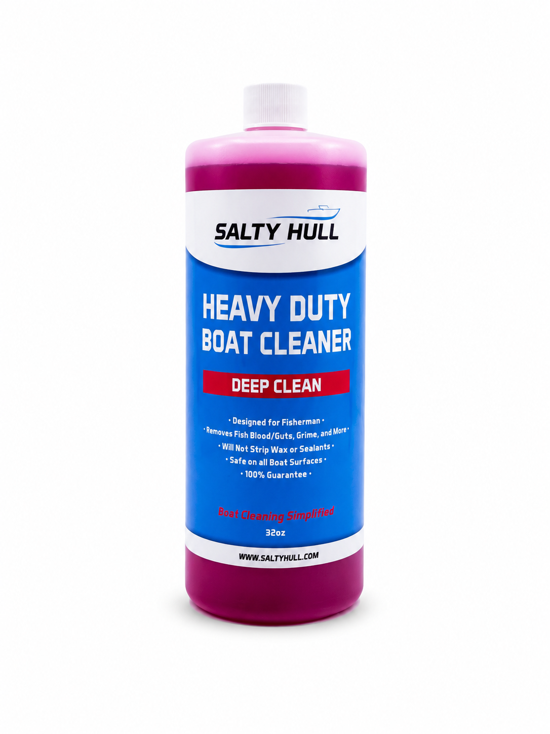 Salty Hull Heavy Duty Boat Cleaner – Tough on Grime, Gentle on Your Boat