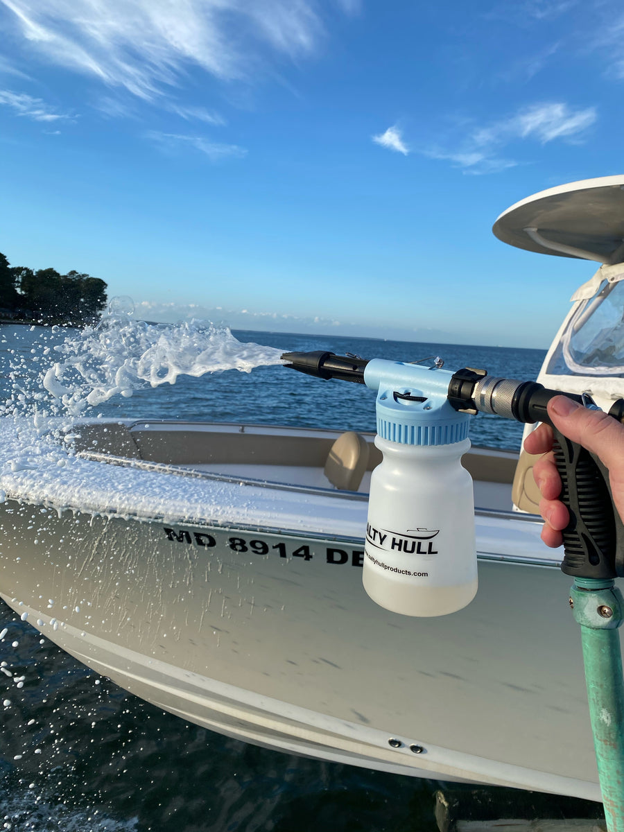 Salty Hull Stainless Steel Foam Gun – Highest Quality, Quick & Easy Boat Cleaning