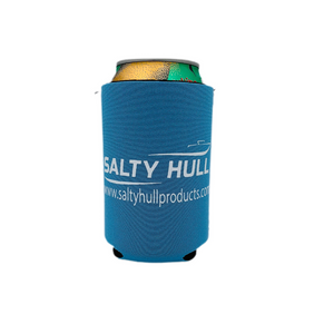 Salty Hull neoprene koozie