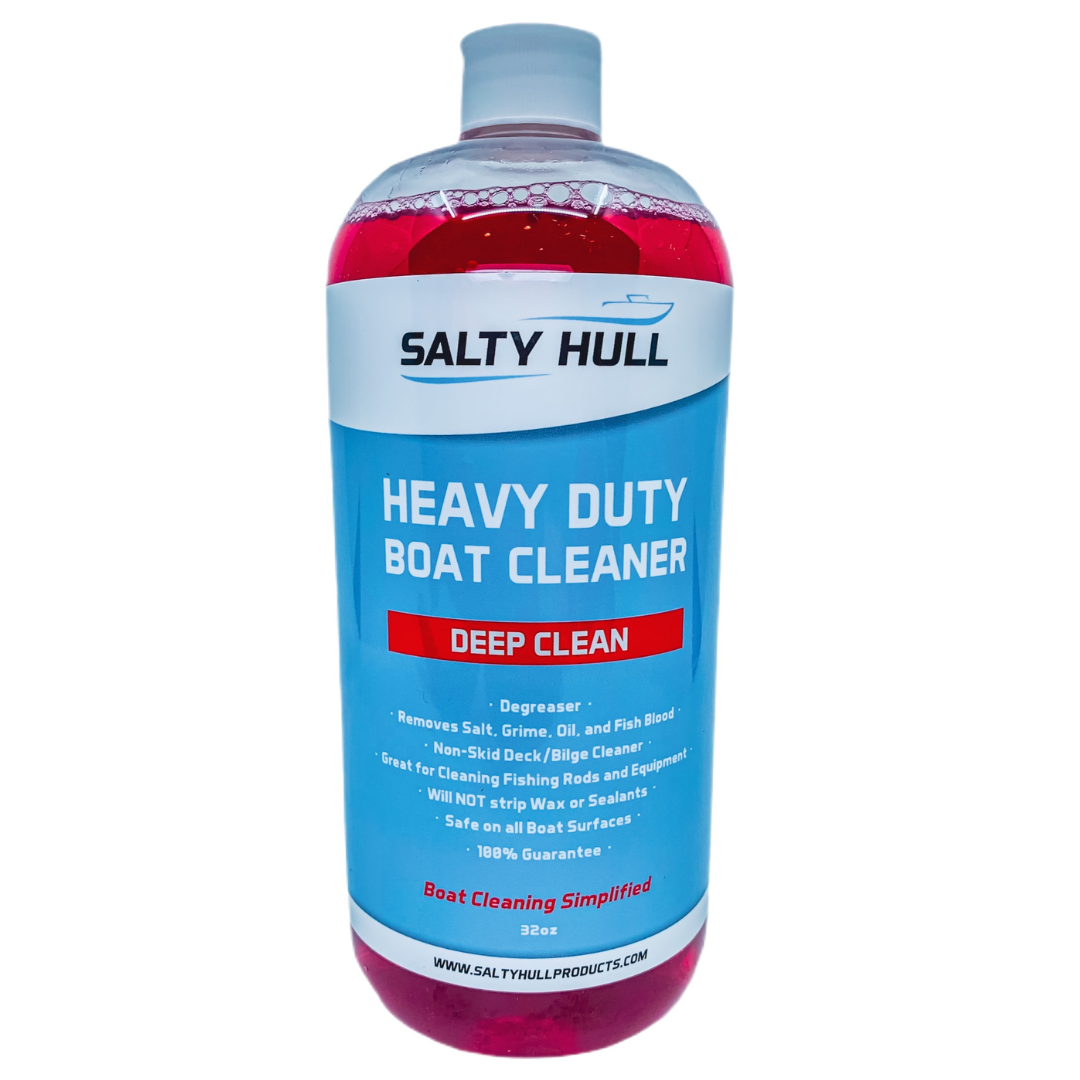 Heavy Duty Boat Cleaner  Fish Blood/Chum, Guts/Salt, Grime Wash - Salty  Hull